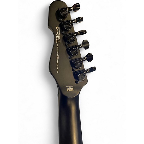 Used ESP ltd  te201 Black Solid Body Electric Guitar