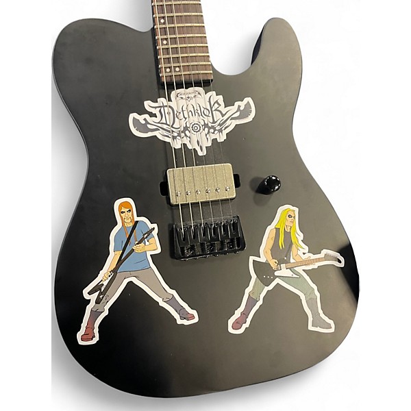 Used ESP ltd  te201 Black Solid Body Electric Guitar