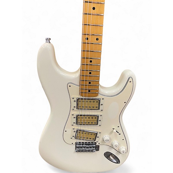 Vintage 1976 Univox Ripper Olympic White Solid Body Electric Guitar