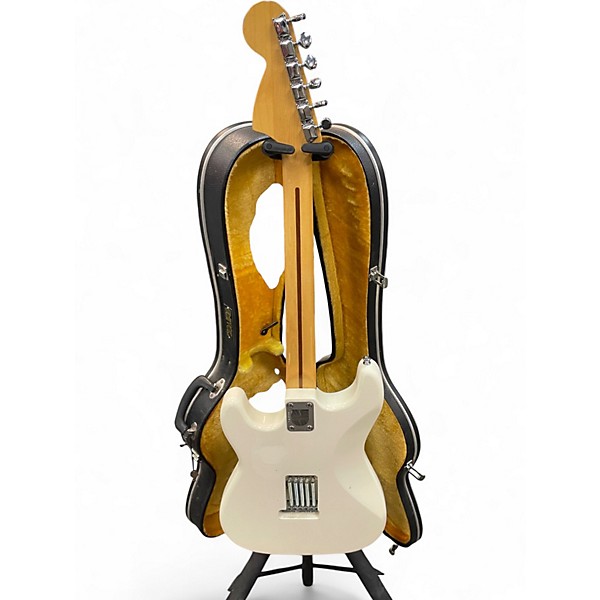 Vintage 1976 Univox Ripper Olympic White Solid Body Electric Guitar