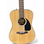 Used Fender CD60 Dreadnought Natural Acoustic Guitar