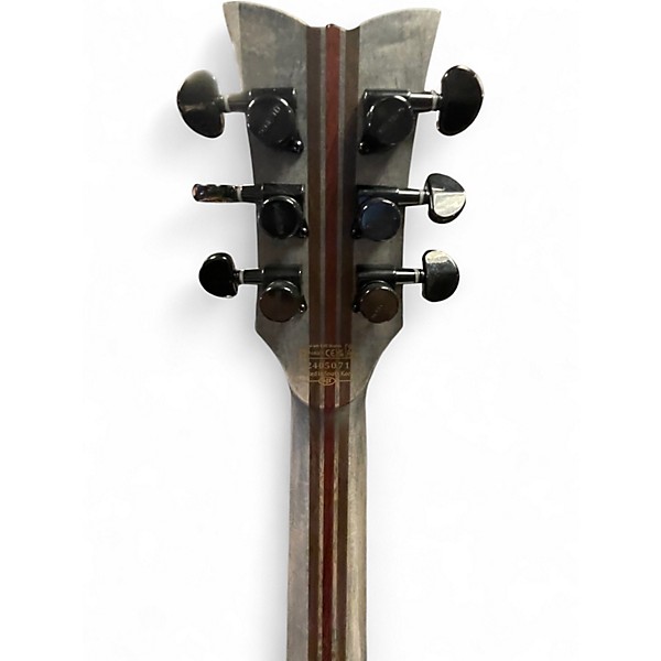 Used Schecter Guitar Research SOLO II SLS ELITE EVIL TWIN SATIN BLACK Solid Body Electric Guitar