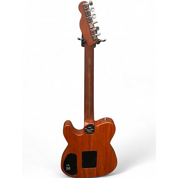 Used Fender American Acoustasonic Telecaster Black Acoustic Electric Guitar