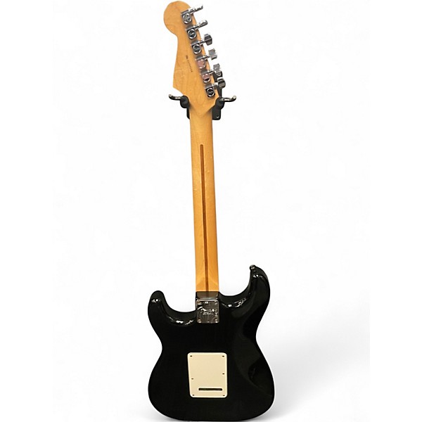 Used Fender American Standard Stratocaster Black Solid Body Electric Guitar