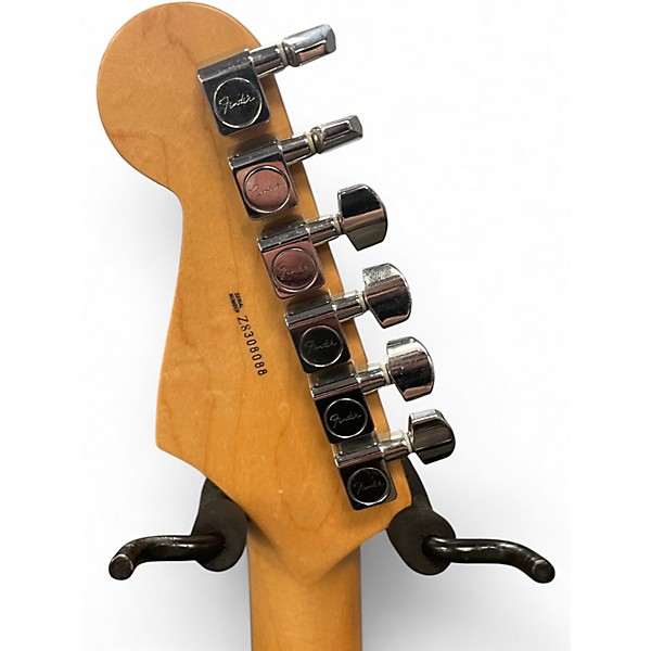 Used Fender American Standard Stratocaster Black Solid Body Electric Guitar