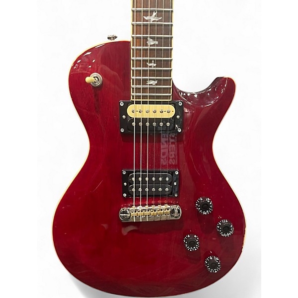 Used PRS 245 SE Trans Red Solid Body Electric Guitar
