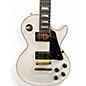 Used 2025 Epiphone INSPIRED BY GIBSON LES PAUL CUSTOM Alpine White Solid Body Electric Guitar