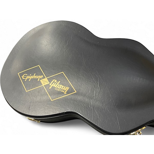 Used 2025 Epiphone INSPIRED BY GIBSON LES PAUL CUSTOM Alpine White Solid Body Electric Guitar