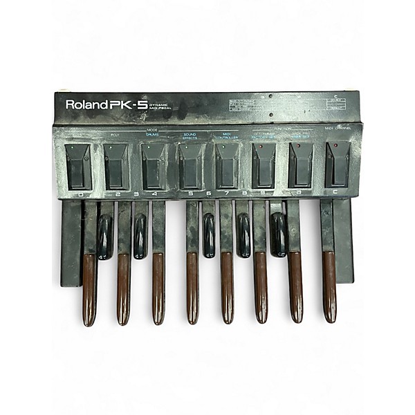 Used Roland pk5 MIDI Pedalboard