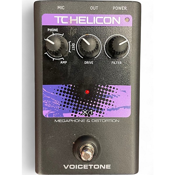 Used TC Helicon VoiceTone Single X1 Vocal Processor