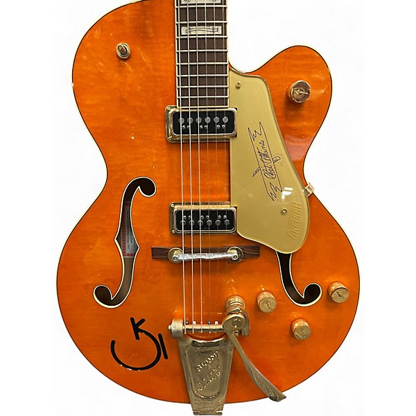 Used Gretsch Guitars G6120T-55VS Chet Atkins Orange Hollow Body Electric Guitar