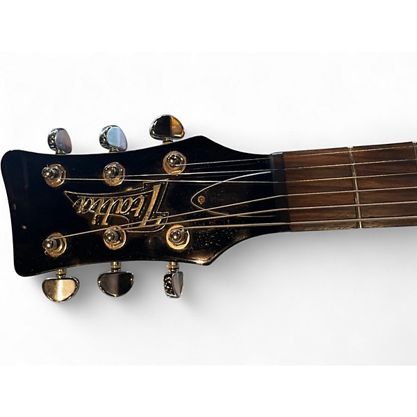 Used Italia MONDIAL Cream Hollow Body Electric Guitar