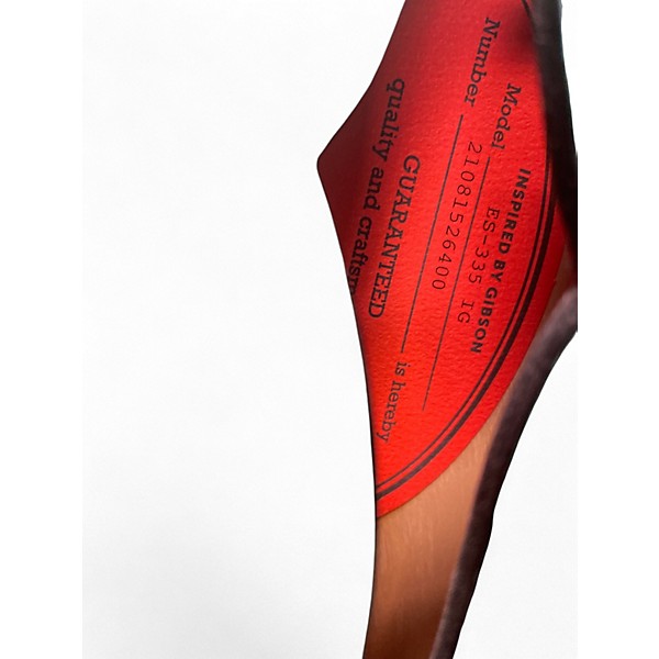 Used 2021 Epiphone ES335 Inverness Green Hollow Body Electric Guitar