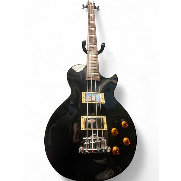 Used 2000 Epiphone LES PAUL STANDARD Black Electric Bass Guitar