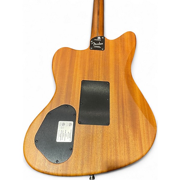 Used Fender ACOUSTASONIC JAZZMASTER Ocean Turquoise Acoustic Electric Guitar