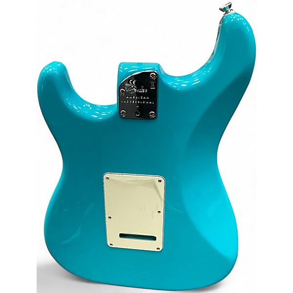 Used Fender American Professional II Stratocaster MIAMI BLUE Solid Body Electric Guitar