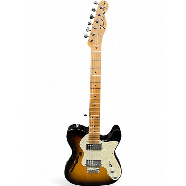 Used Fender Classic Series '72 Telecaster Thinline 2 Color Sunburst Hollow Body Electric Guitar