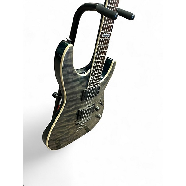 Used ESP LTD MH350NT TRANSPARENT GREY Solid Body Electric Guitar