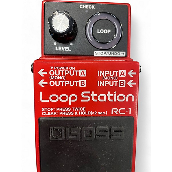 Used BOSS RC1 Loop Station Pedal