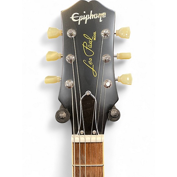 Used 2021 Epiphone 1959 LES PAUL STANDARD OUTFIT AGED DARK BURST Solid Body Electric Guitar