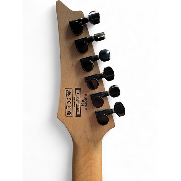 Used Ibanez RG6003FM Trans Gray Solid Body Electric Guitar