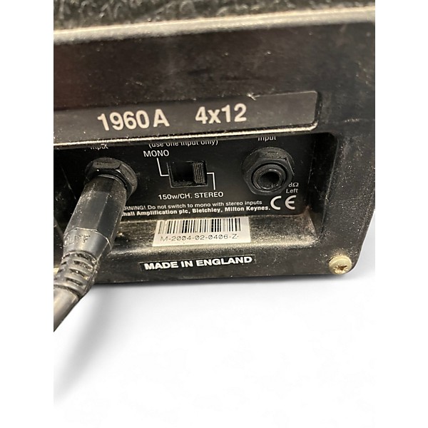 Used 2004 Marshall 1960A 300W 4x12 Stereo Slant Guitar Cabinet