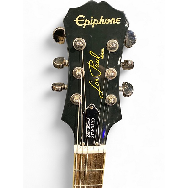 Used Epiphone Les Paul Standard Black Sparkle Solid Body Electric Guitar