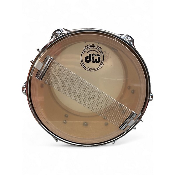 Used DW 10X6 Collector's Series Snare Worn Natural Drum