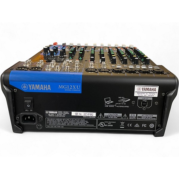 Used Yamaha MG12XU Unpowered Mixer