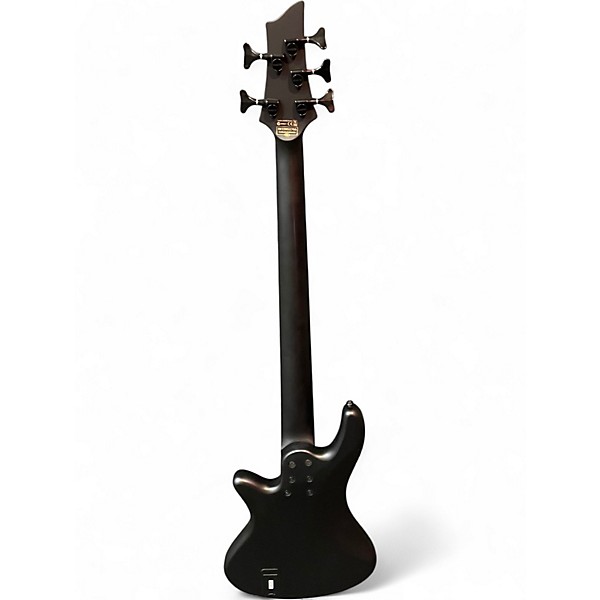 Used Schecter Guitar Research Stiletto Stealth-5 Black Electric Bass Guitar