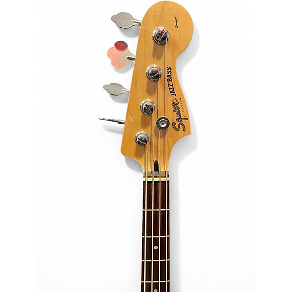 Used Squier JAZZ BASS STANDARD 2 Color Sunburst Electric Bass Guitar