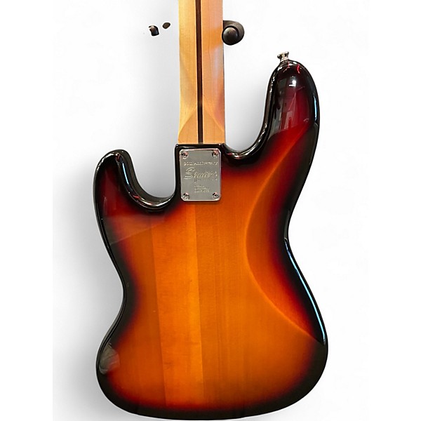 Used Squier JAZZ BASS STANDARD 2 Color Sunburst Electric Bass Guitar