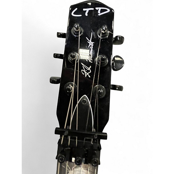 Used Esp Ltd Kirk Hammett KH-3 Black Solid Body Electric Guitar