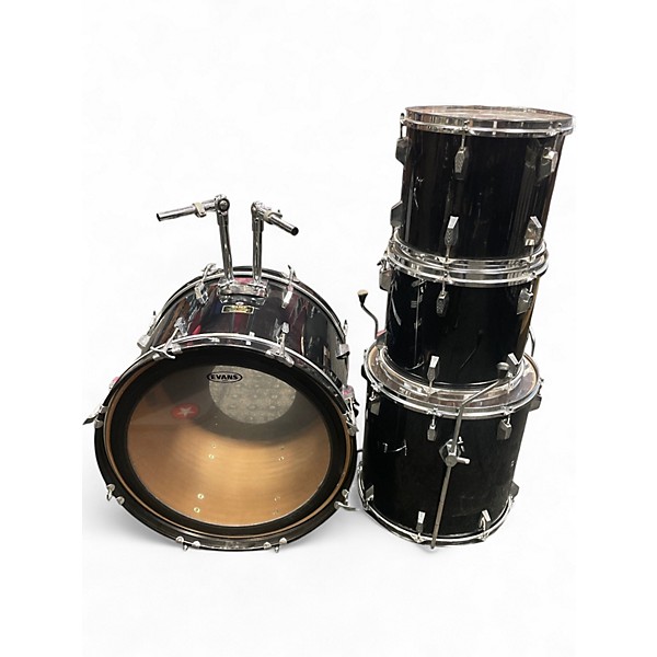Used Mapex 4 Piece Venus Series Black Drum Kit