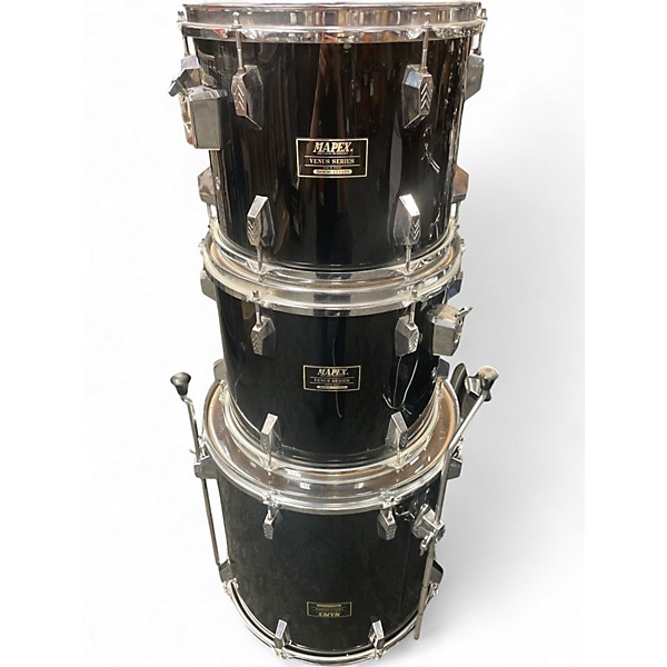 Used Mapex 4 Piece Venus Series Black Drum Kit