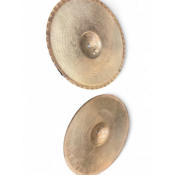 Used Zildjian 15in A Custom Mastersound Hi Hat Pair Cymbal