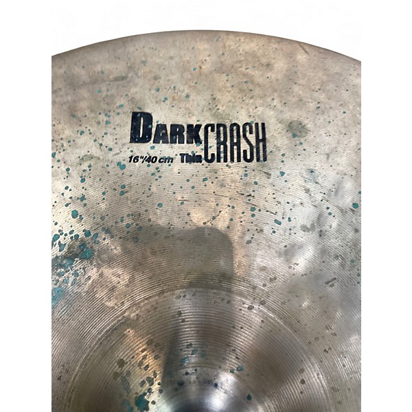 Used Zildjian 16in K Custom Dark Crash Cymbal
