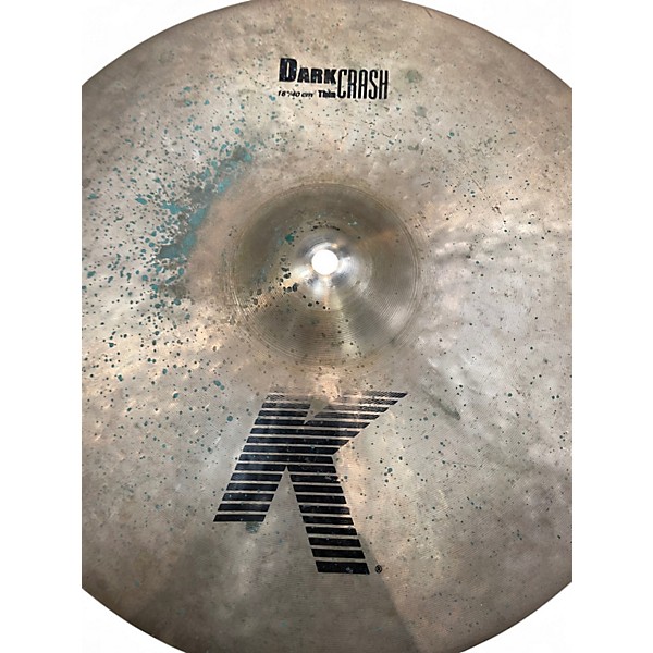 Used Zildjian 16in K Custom Dark Crash Cymbal