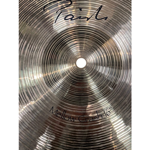 Used Paiste 16in mellow crash Cymbal