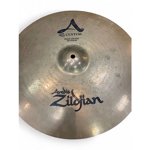 Used Zildjian 16in A Custom Fast Crash Cymbal