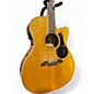 Used Alvarez AF60CE Folk Natural Acoustic Electric Guitar