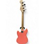 Used Squier Bronco CORAL Electric Bass Guitar