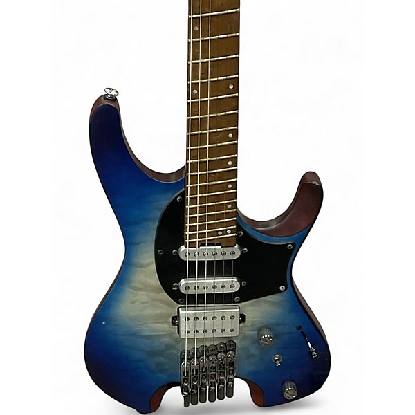 Used Ibanez QX54QM Blue Sphere Matte Solid Body Electric Guitar