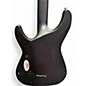 Used Schecter Guitar Research C-1 Platinum Trans Black Solid Body Electric Guitar
