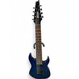 Used Ibanez RG8 8 String Blue Solid Body Electric Guitar