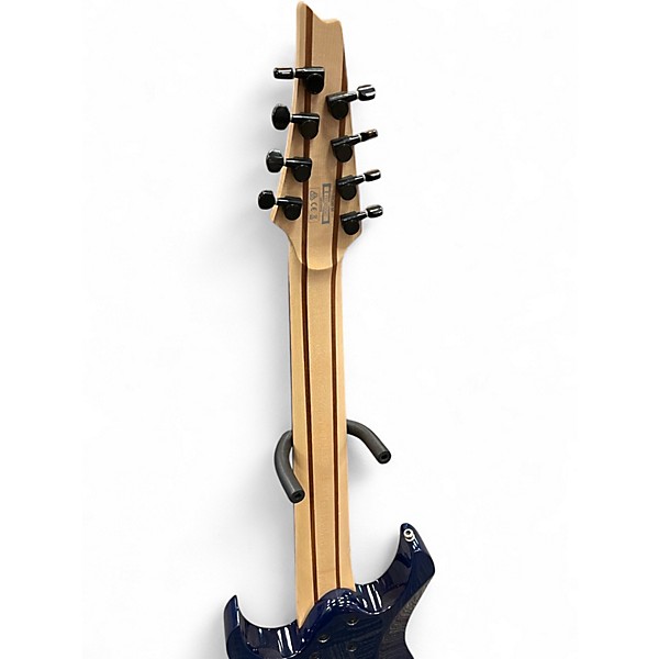 Used Ibanez RG8 8 String Blue Solid Body Electric Guitar