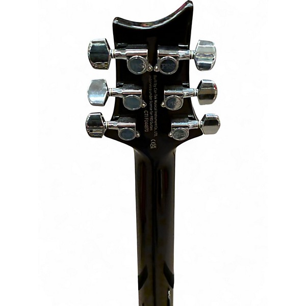 Used PRS SE Custom 24 QUILTED BLACK GOLD Solid Body Electric Guitar