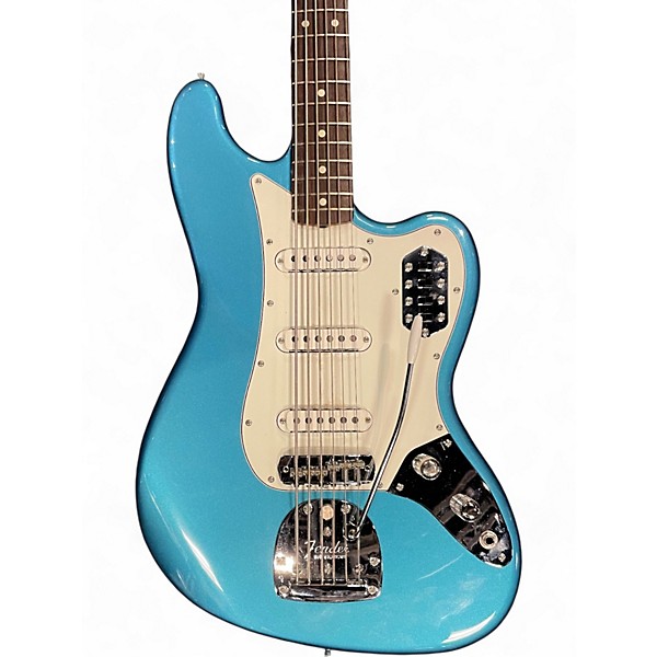 Used Fender Bass VI Lake Placid Blue Electric Bass Guitar