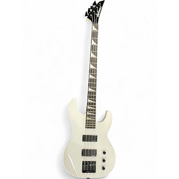 Used Jackson JS2 Concert White Electric Bass Guitar