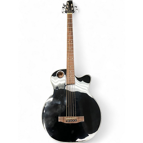 Used Boulder Creek EBR1-B5 Black Electric Bass Guitar